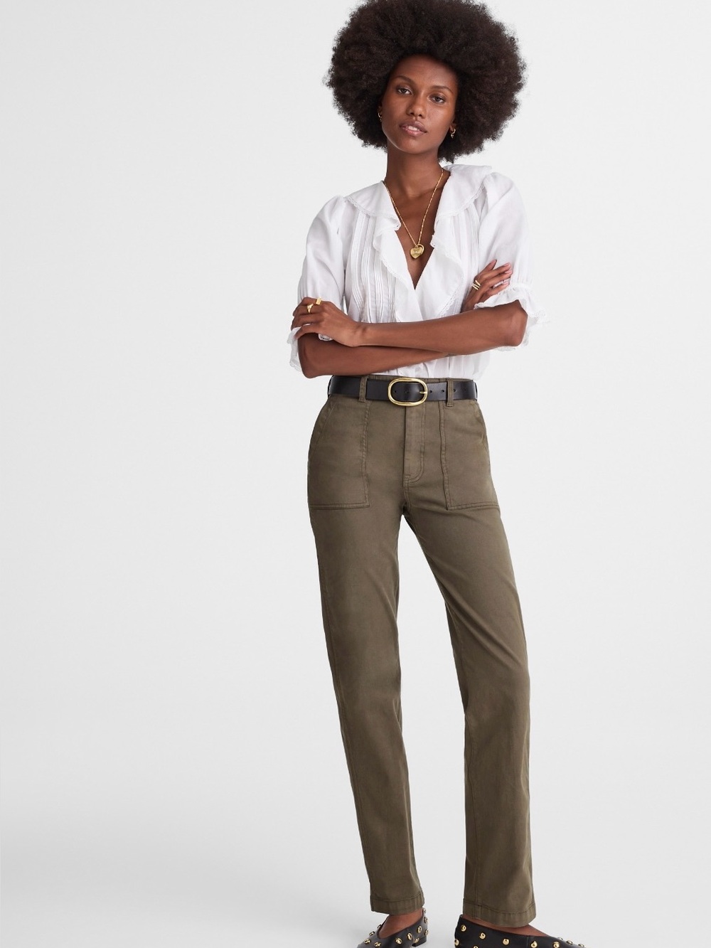 NWT Madewell Utility Straight-Leg Pant